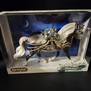 Breyer Snowbird Horse with Gold and Blue Details